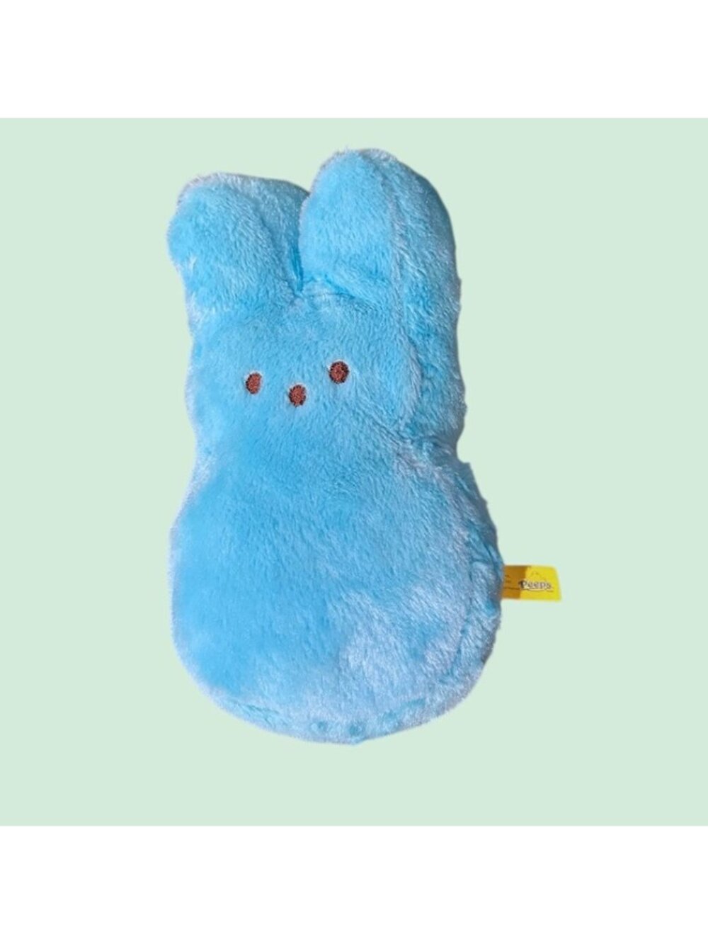 Peeps Blue Bunny Plush Stuffed Animal Easter Rabbit Soft Toy